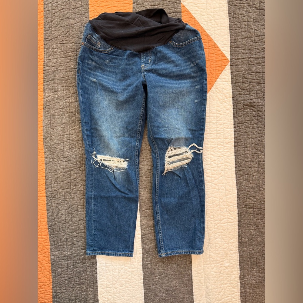Boyfriend maternity jeans size 8